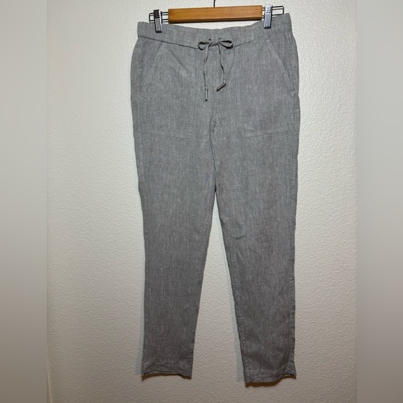 Saks Fifth Avenue Pants - Saks Fifth Avenue 100% Linen Pants Heather Gray Size XS | capsule wardrobe |